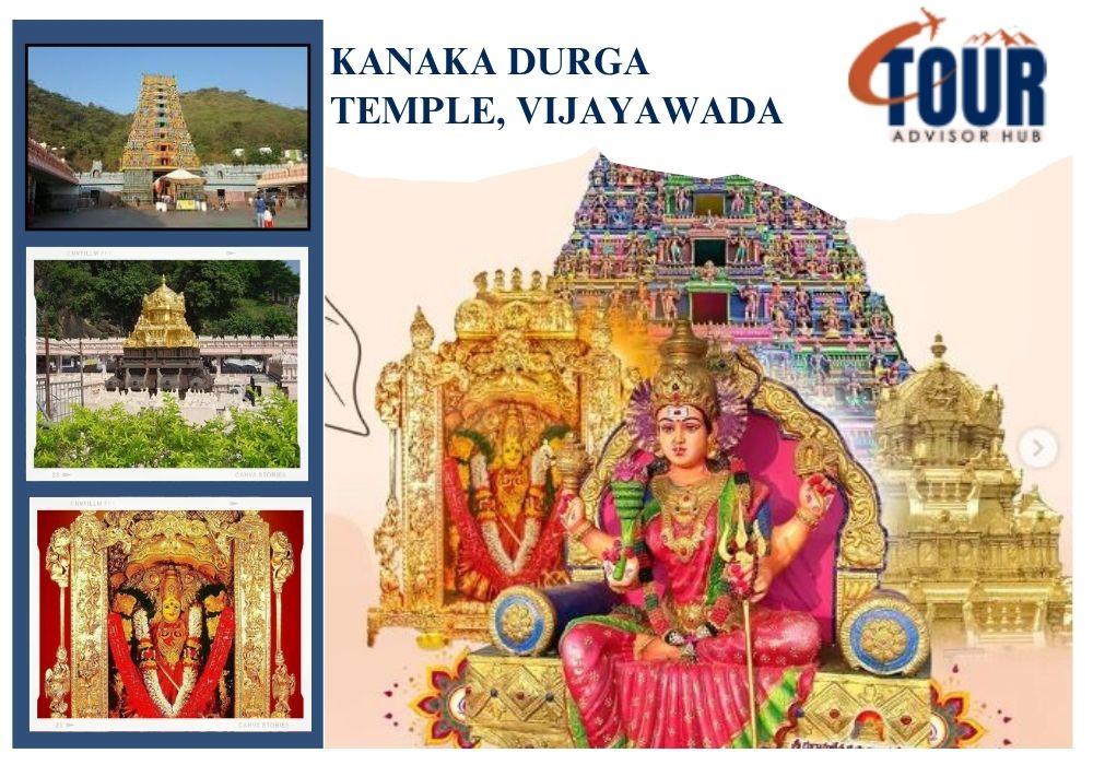 Kanaka Durga Temple on Indrakeeladri Hill in Vijayawada